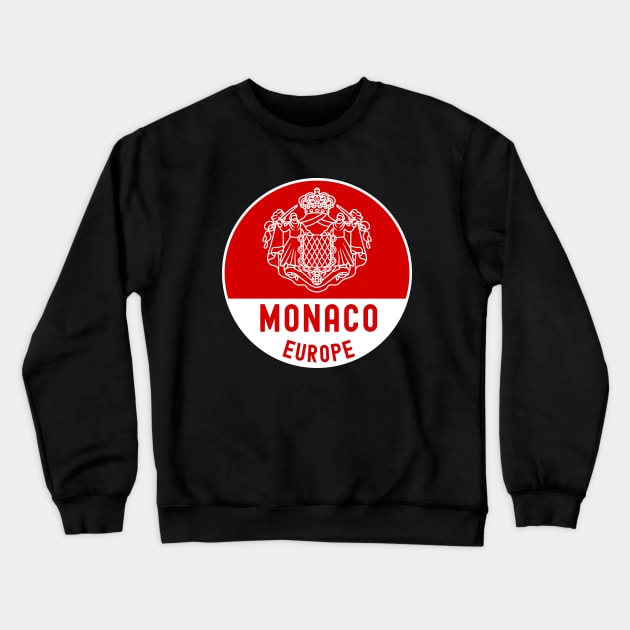 Monaco Crewneck Sweatshirt by footballomatic